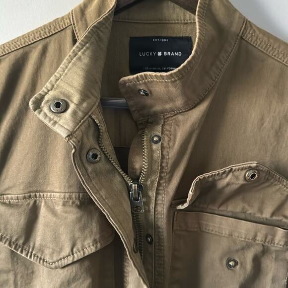 LUCKY BRAND UTILITY JACKET COAT OLIVE NIGHT SIZE SMALL - Picture 5 of 9